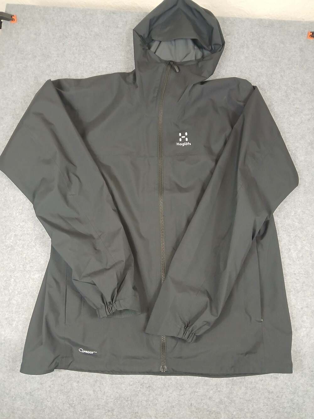 Haglöfs Korp Proof Waterproof Hooded Shell Jacket - Black